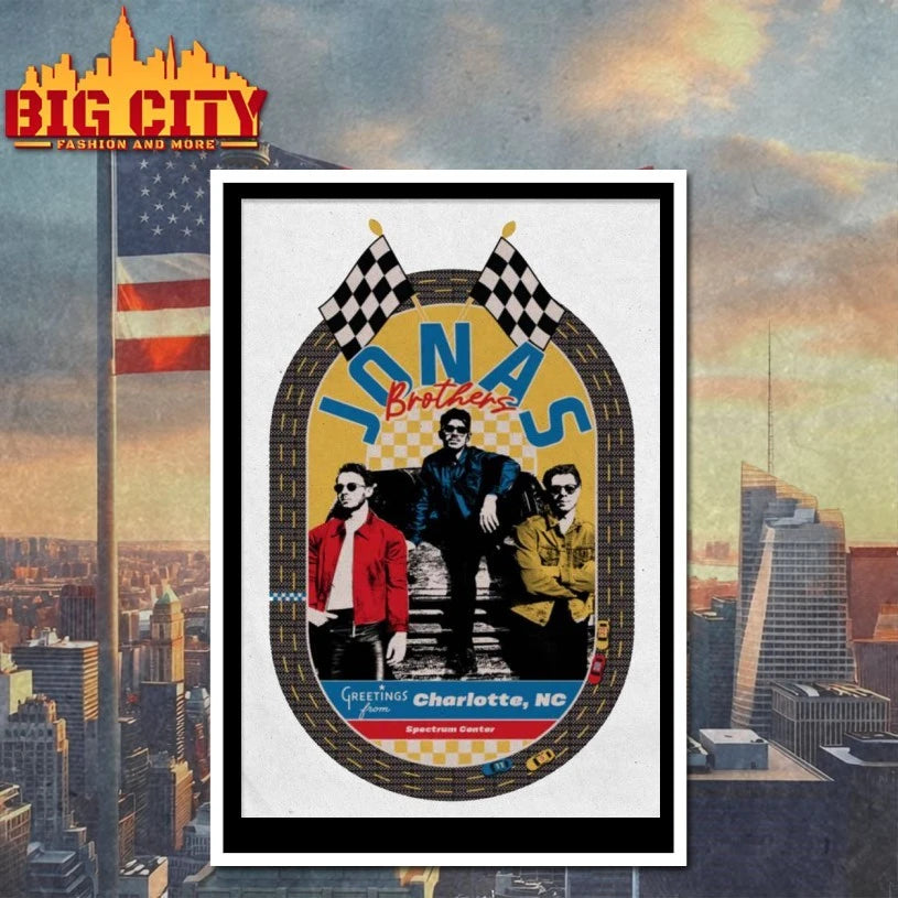 Jonas Brothers Spectrum Center November 5, 2025, Charlotte, NC Poster shirt