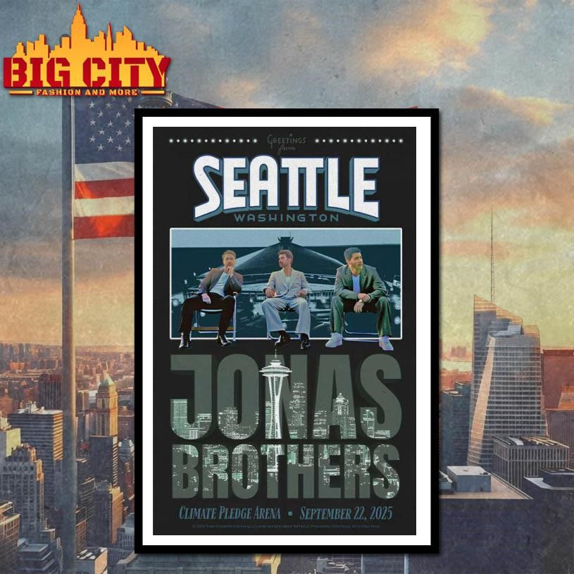 Jonas Brothers Toronto 2025 Poster Shirt