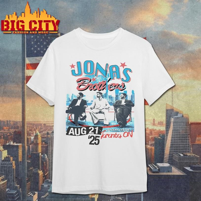 Jonas Brothers Tour Toronto, Canada 2025 Shirt