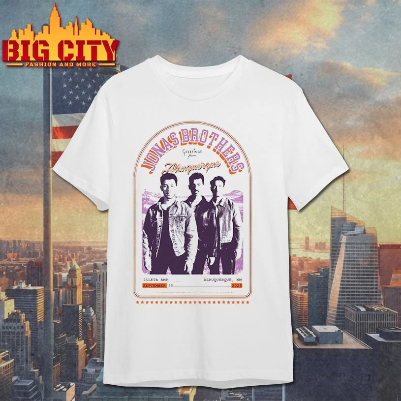 Jonas Brothers on 30 Sept 2025 at Isleta Amphitheater in Albuquerque, New Mexico Shirt