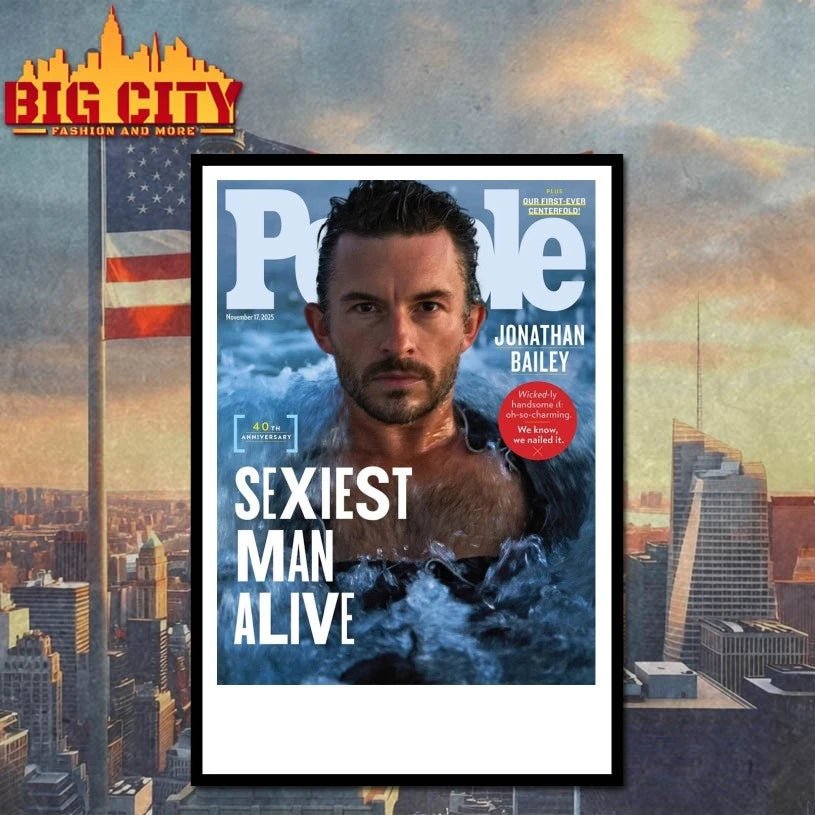 Jonathan Bailey People Magazines 2025 Sexiest Man Alive Poster shirt