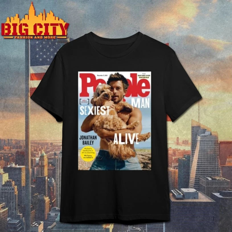 Jonathan Bailey People Magazines 2025 Sexiest Man Alive shirt