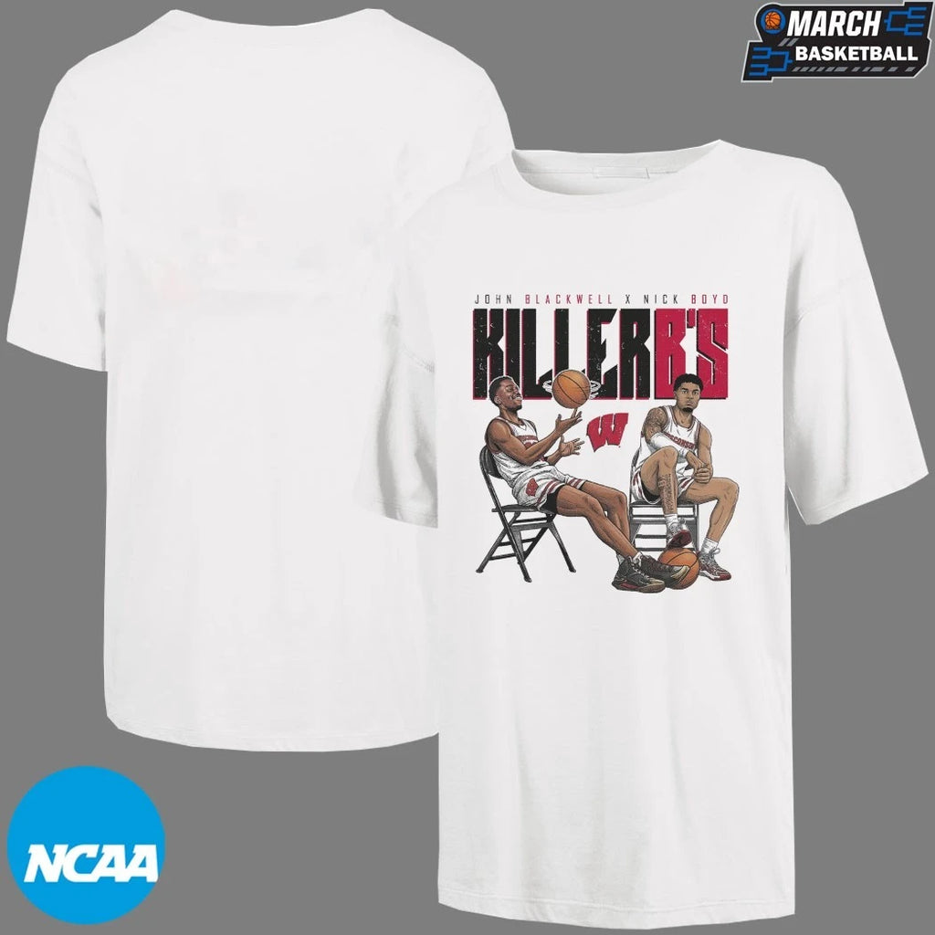 Jonathan Blackwell x Nick Boyd Killer B’s Wisconsin Badgers Chairs T-shirts