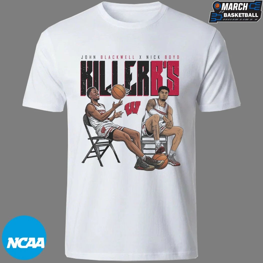 Jonathan Blackwell x Nick Boyd Killer B’s Wisconsin Badgers Chairs T-shirts