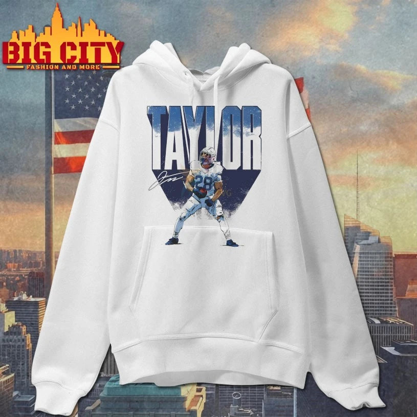 Jonathan Taylor Indianapolis Bold Name Number 28 Football Fan Shirt