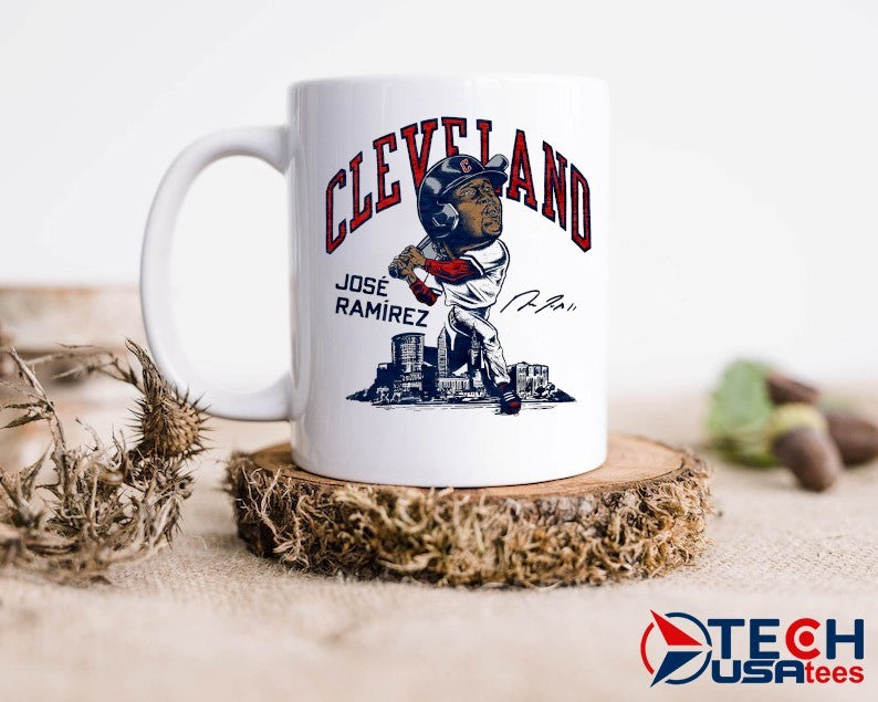 Jose Ramirez Cleveland Guardians superstar caricature signature shirt
