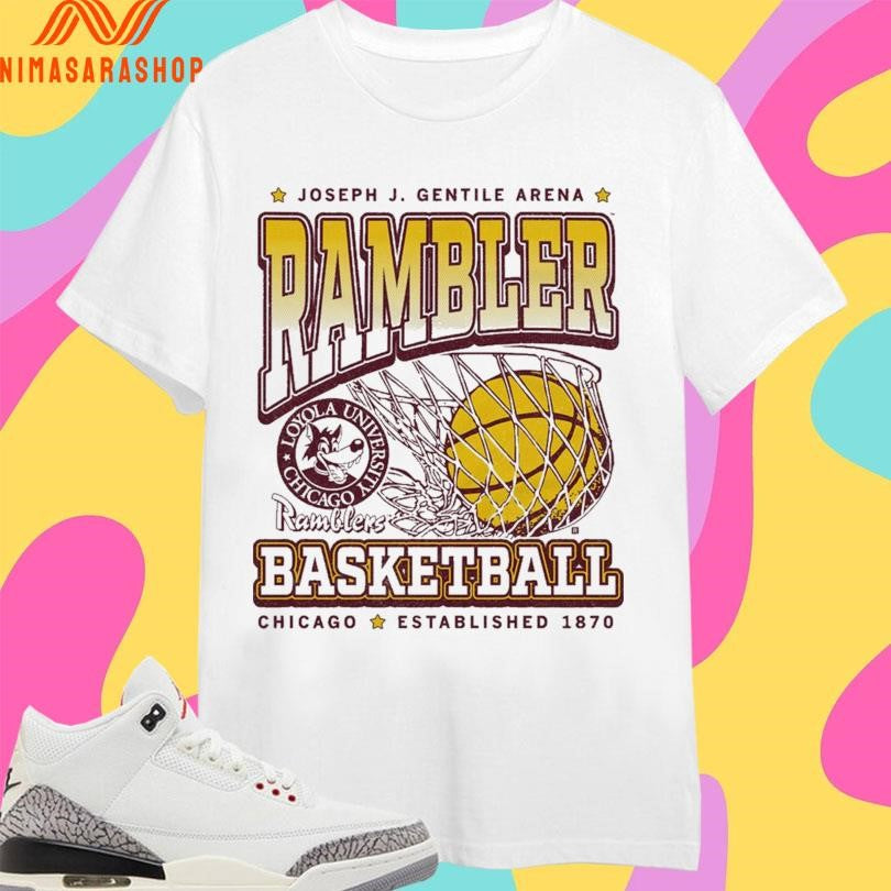 Joseph J Gentile Arena Rambler Basketball Chicago Established 1870 Shirts