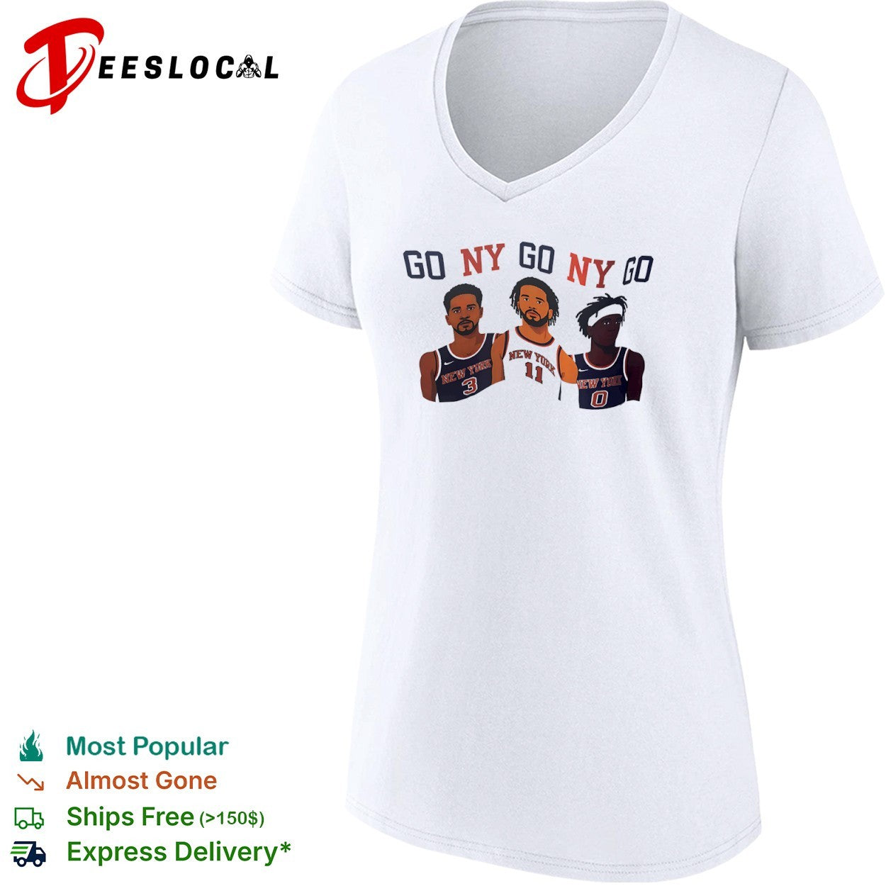 Josh Hart Jalen Brunson New York Knicks GO NY GO shirt