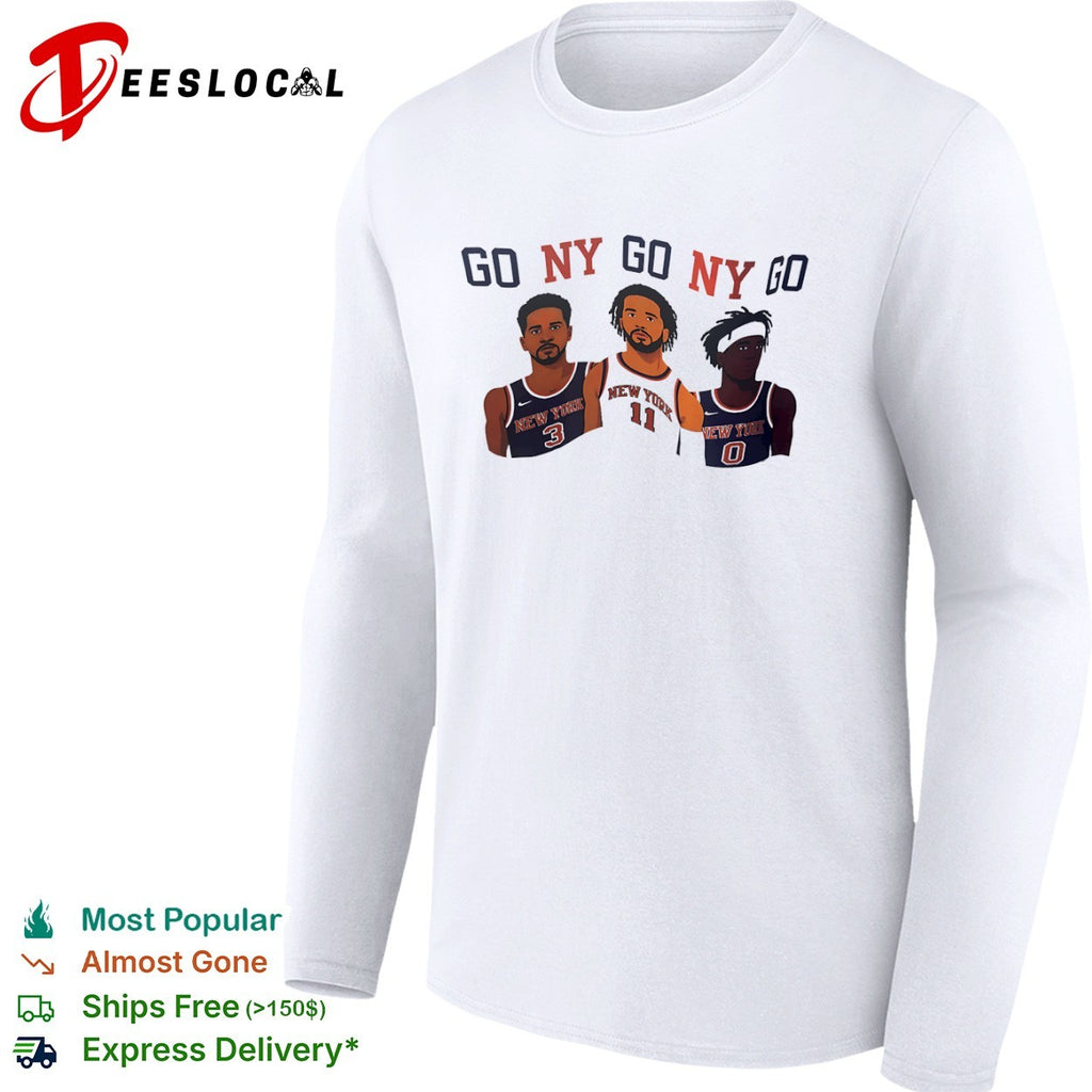 Josh Hart Jalen Brunson New York Knicks GO NY GO shirt
