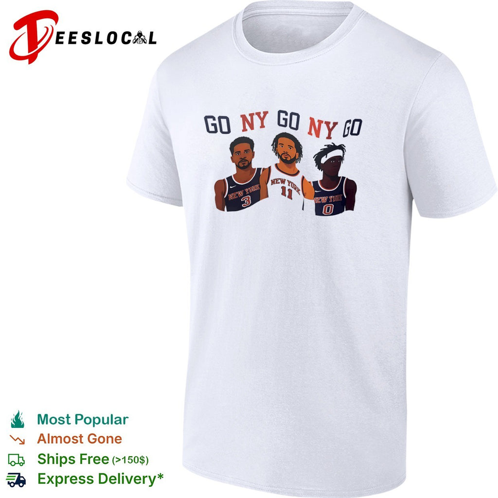 Josh Hart Jalen Brunson New York Knicks GO NY GO shirt