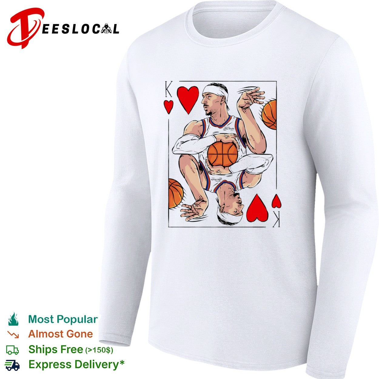 Josh Hart New York Knicks NBA King of Hearts shirt