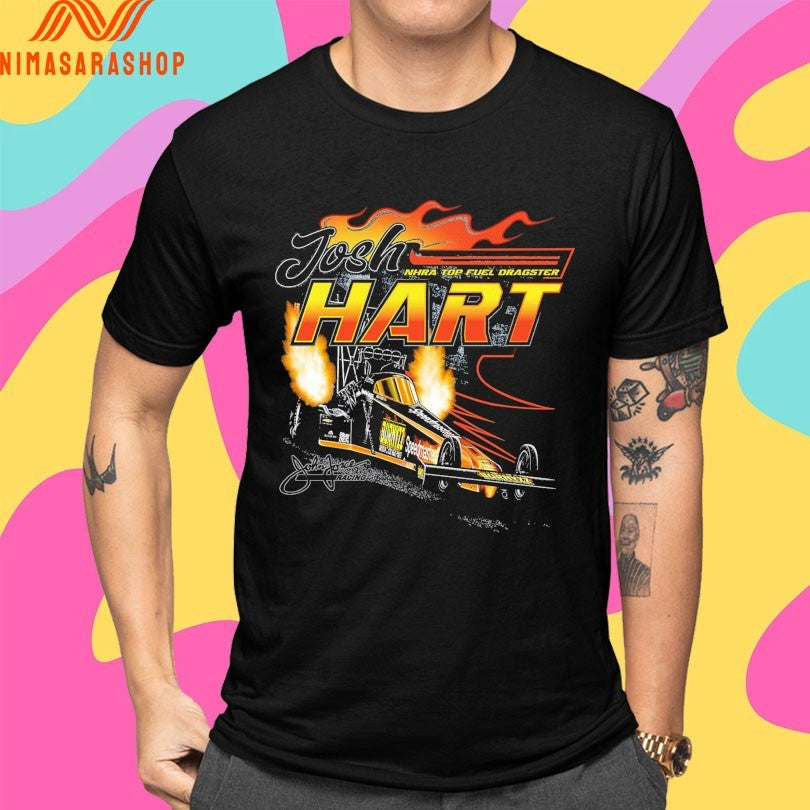 Josh Hart Nhra Top Fuel Dragster Racing Shirts