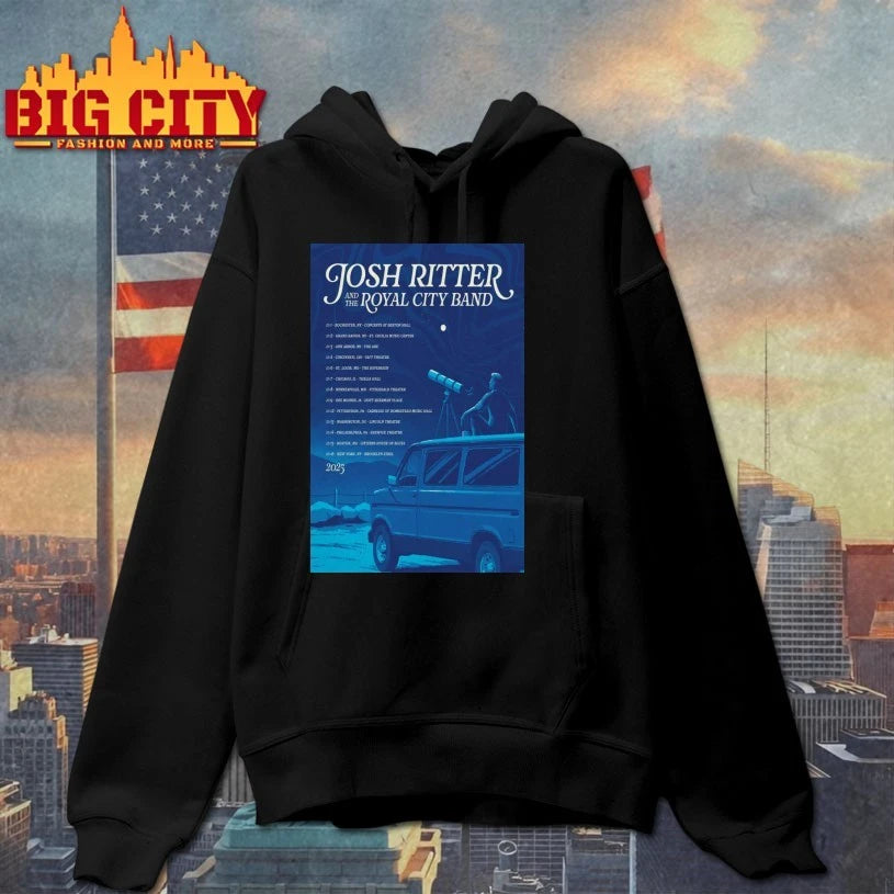 Josh Ritter And The Royal City Band Fall Tour 2025 Poster Shirts
