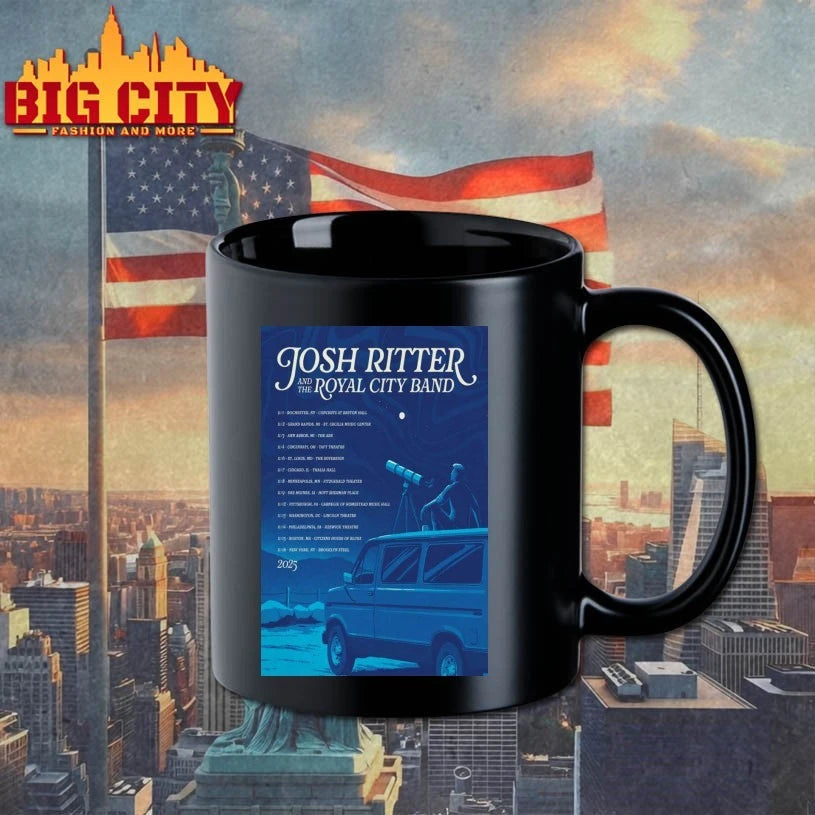 Josh Ritter And The Royal City Band Fall Tour 2025 Poster Shirts