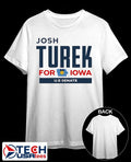 Josh Turek for Iowa U.S Senate logo shirt