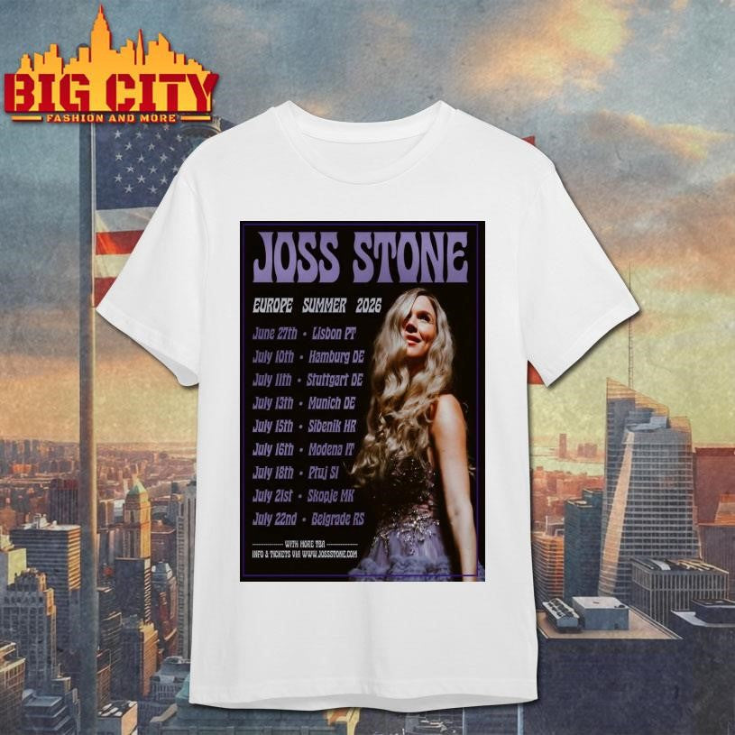 Joss Stone Europe Summer Tour 26 Poster shirt