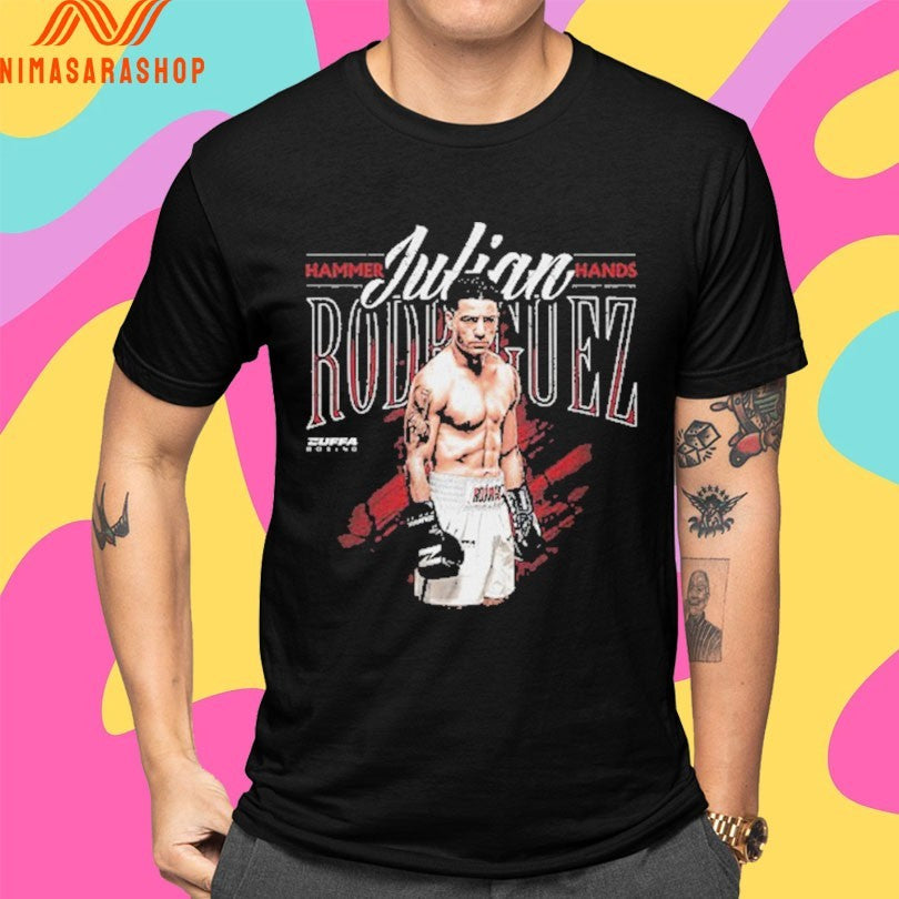 Julian Rodriguez Zuffa Boxing Fighter Name Shirts