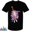 Julius Erving Phunkadelic Dr. J Philadelphia 76ers T-shirts