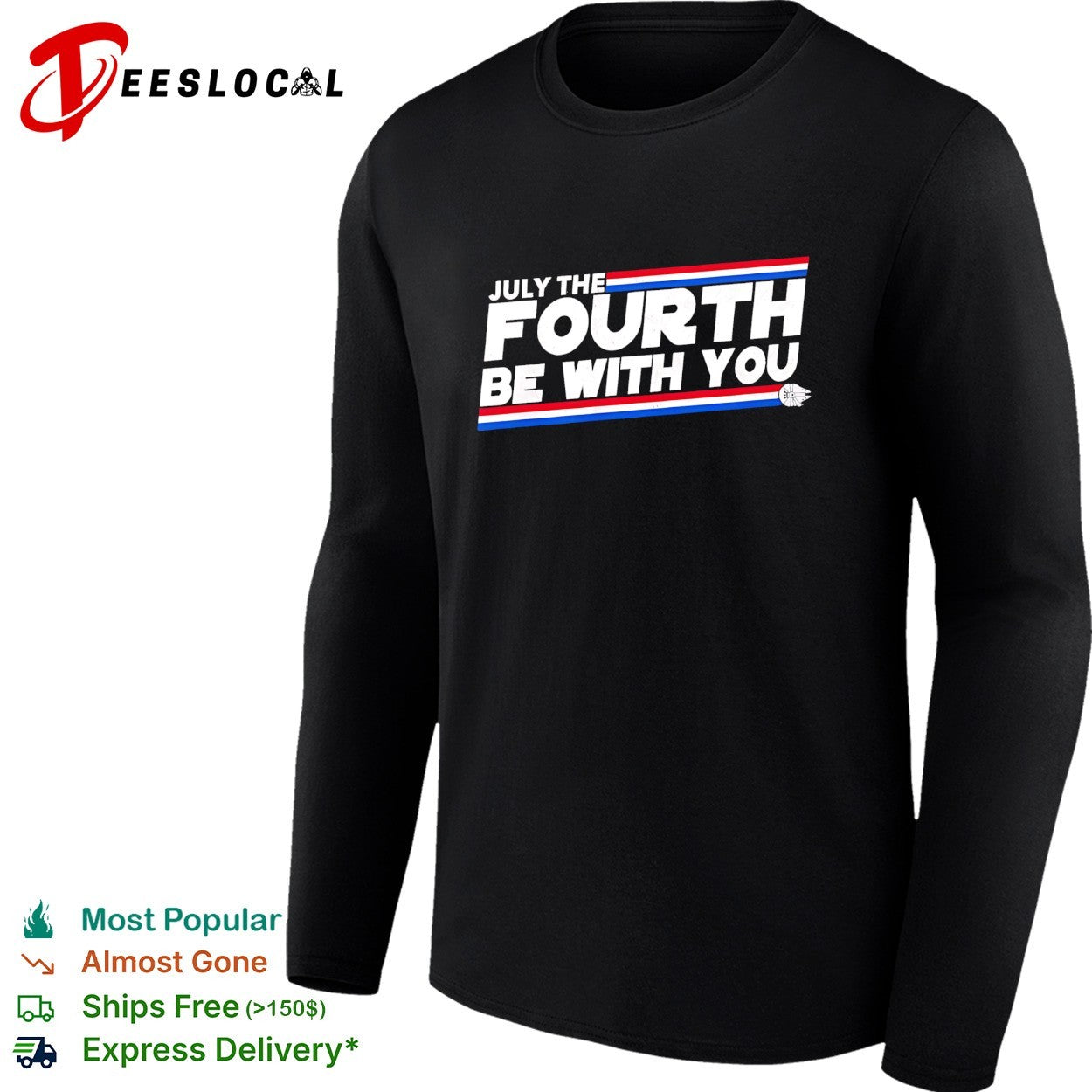 July the fourth be with you Millennium Falcon shirt
