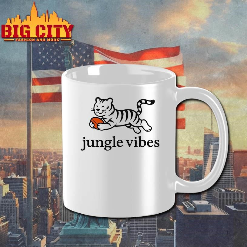 Jungle Vibes Run Wild White Tiger Shirt