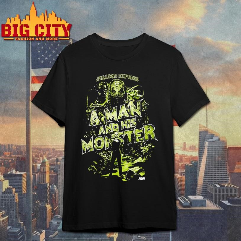 Jurassic Express – A Man and His Monster Comfort Colors Soft Heavyweight Shirt