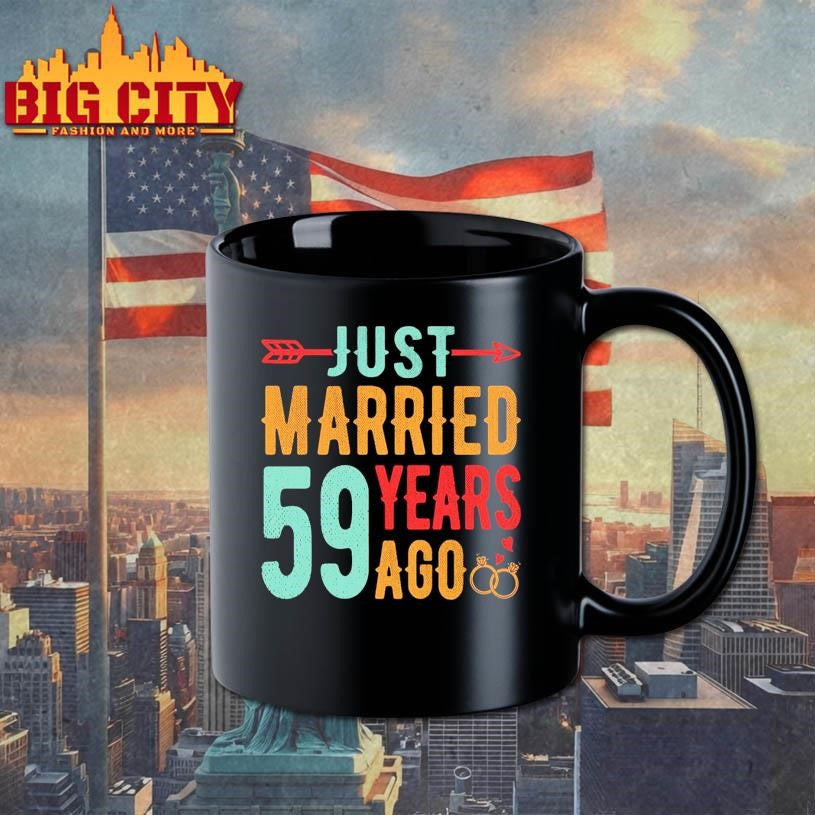 Just Married 59 Years Ago – 59th Wedding Shirt