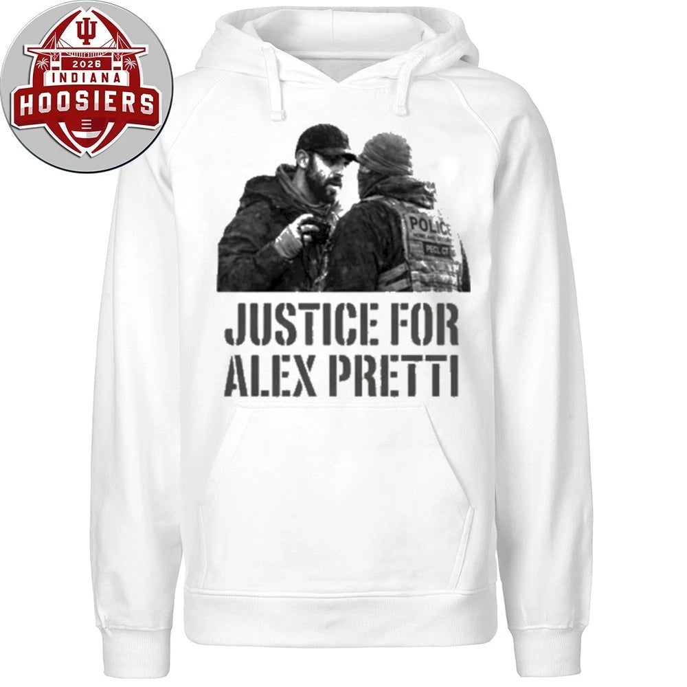 Justice For Alex Jeffery Pretti 1988-2026 Anti ICE Hoodie T-Shirt