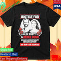 Justice For Alex Pretti And Renee Good We Won’t Be Silenced Shirt