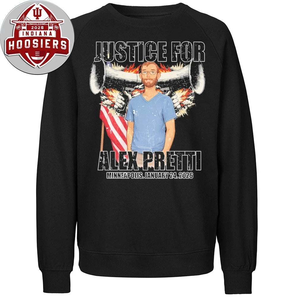 Justice for Alex Pretti Minneapolis January 24 2026 Political Protest T-Shirt