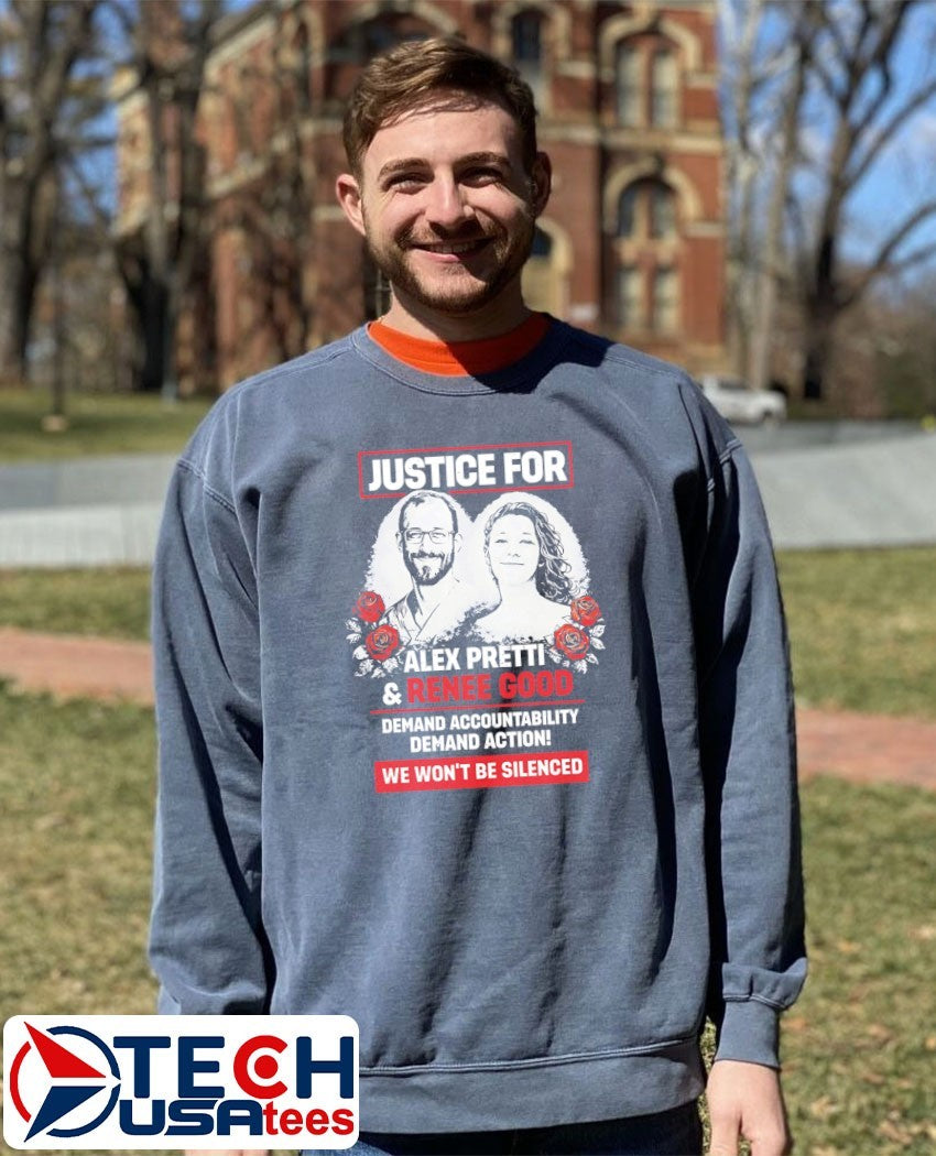Justice for Alex Pretti and Renee Good we won’t be silenced shirt