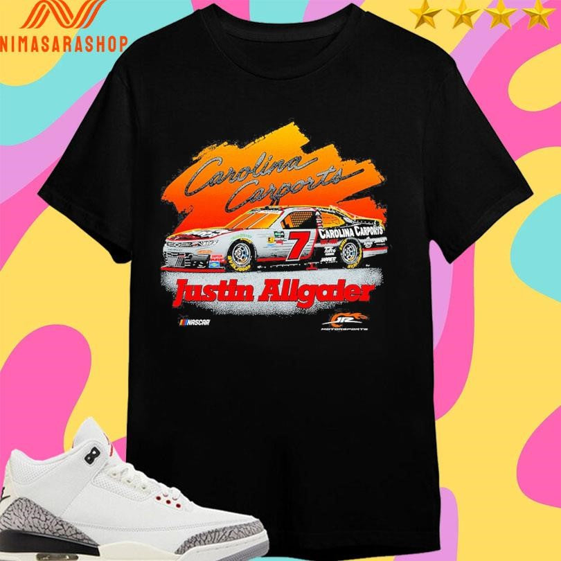 Justin Allgaier #7 Carolina Carports Racing Tour Shirts