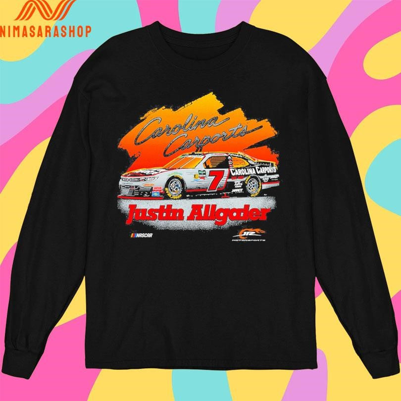 Justin Allgaier #7 Carolina Carports Racing Tour Shirts