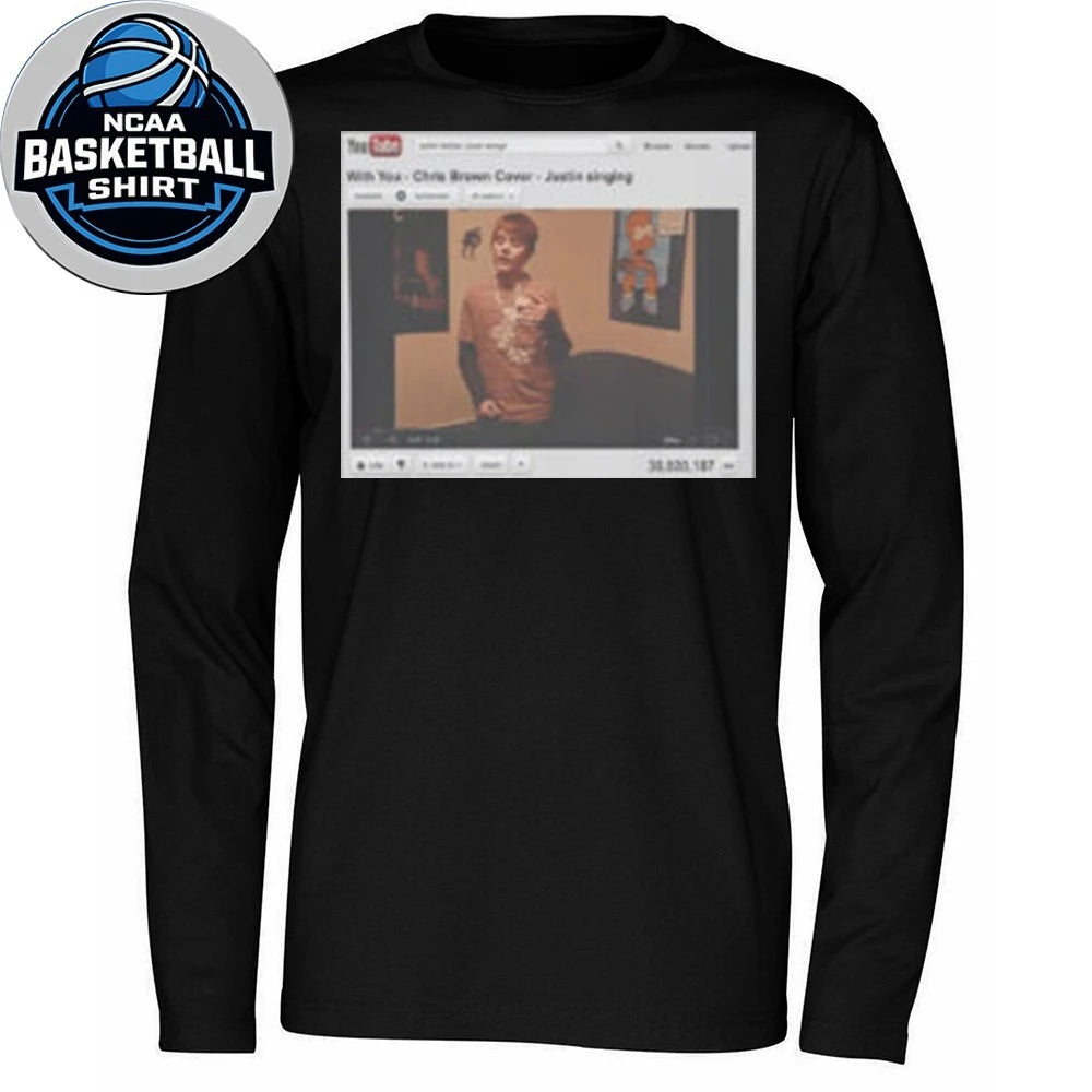 Justin Bieber “With You” Cover Chris Brown YouTube Performance Graphic T-Shirt