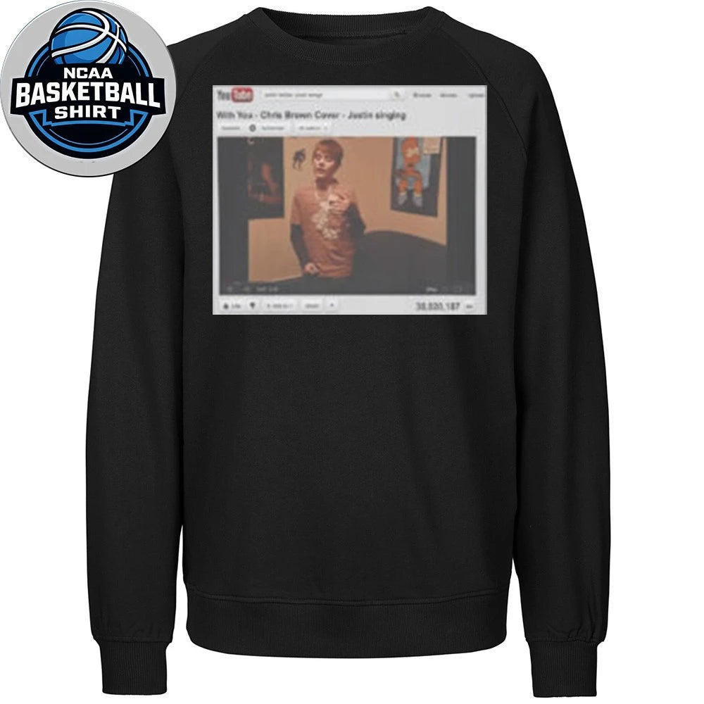 Justin Bieber “With You” Cover Chris Brown YouTube Performance Graphic T-Shirt