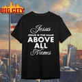 Justin Fields Wearing Jesus Is The Name Above All Names shirt