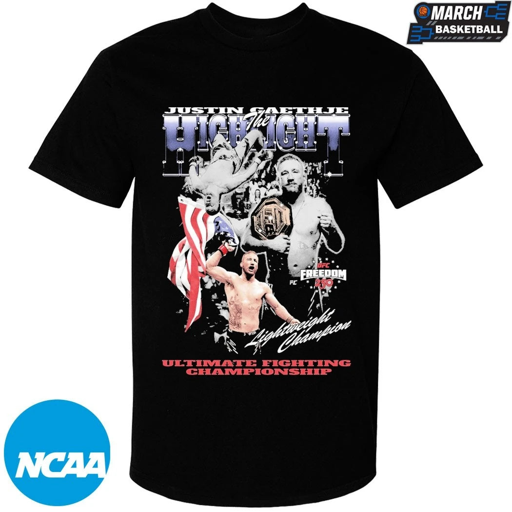 Justin Gaethje UFC Freedom 250 Ultimate Fighting Championship T-Shirts