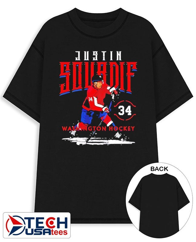 Justin Sourdif #34 Washington Capitals Hockey shirt