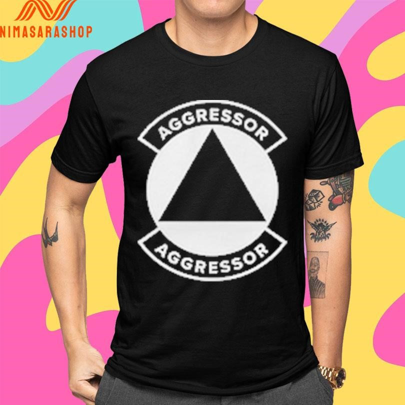 Justin Taylor Aggressor Logo Shirts