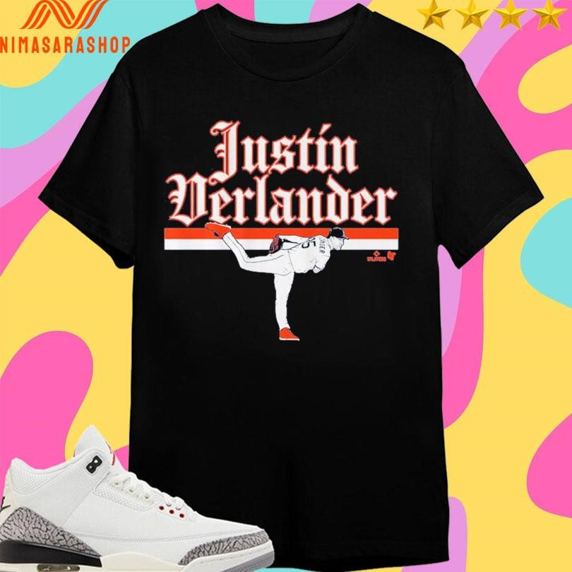 Justin Verlander Detroit Tigers Ace Pose Shirts