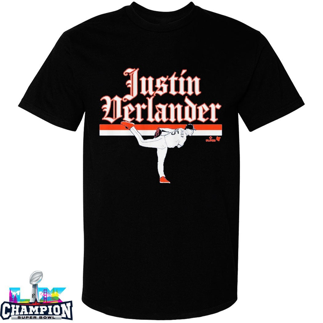 Justin Verlander Detroit Tigers Ace Pose T-shirts