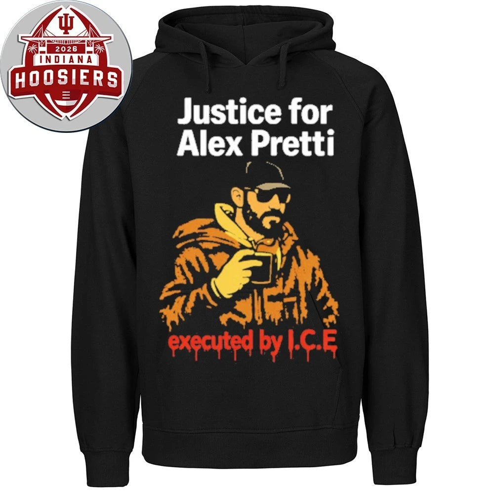 Juustice For Alex Pretti Executed By ICE 1988-2026 T-Shirt