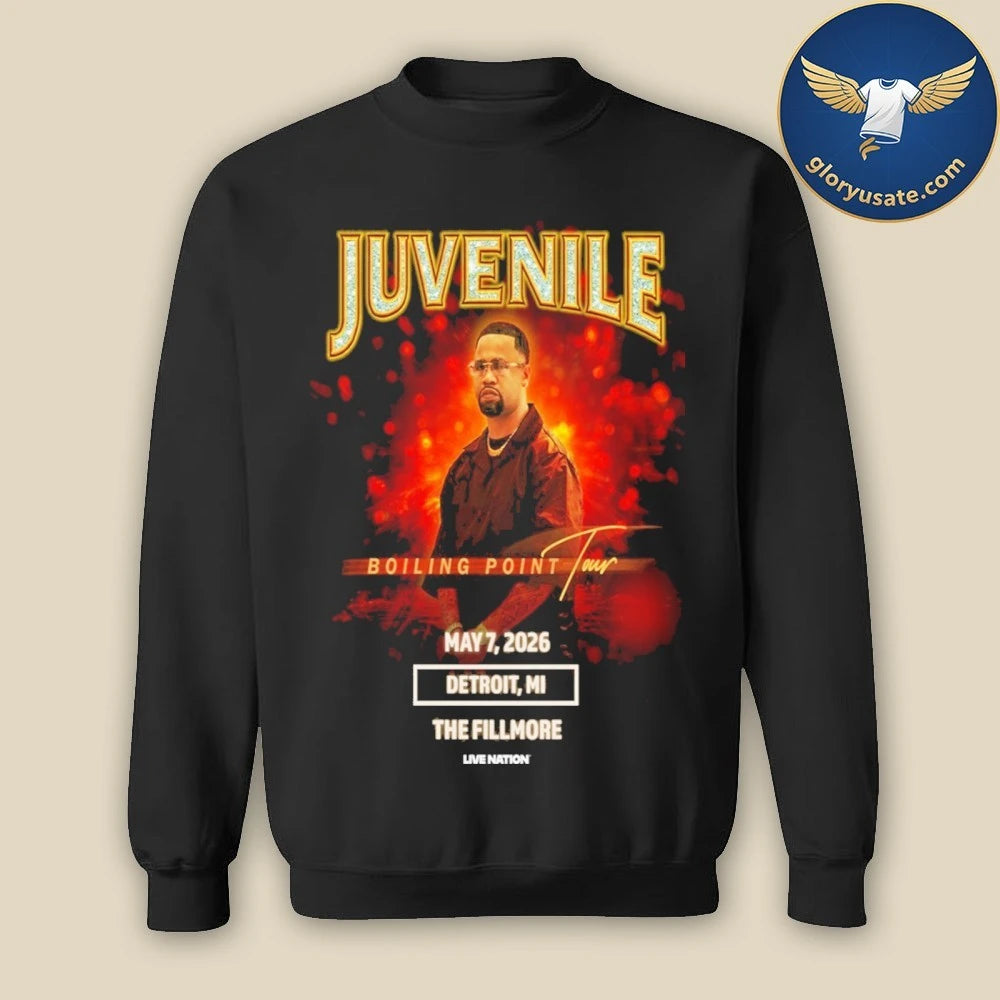 Juvenile May 7 2026 The Fillmore Detroit MI Poster Shirt