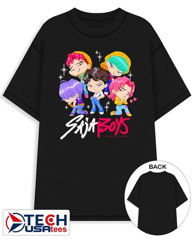 K-Pop Demon Hunters Saja Boys chibi shirt