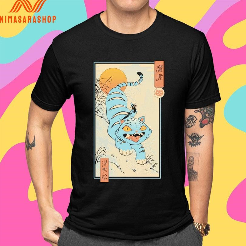 K-pop Yokai Tiger Shirts