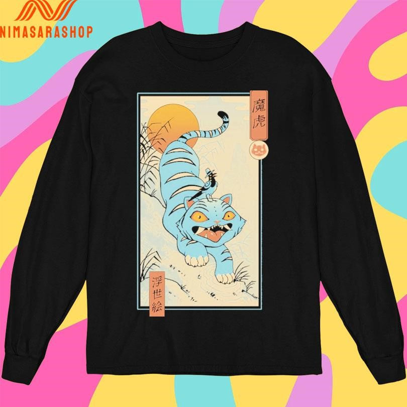K-pop Yokai Tiger Shirts