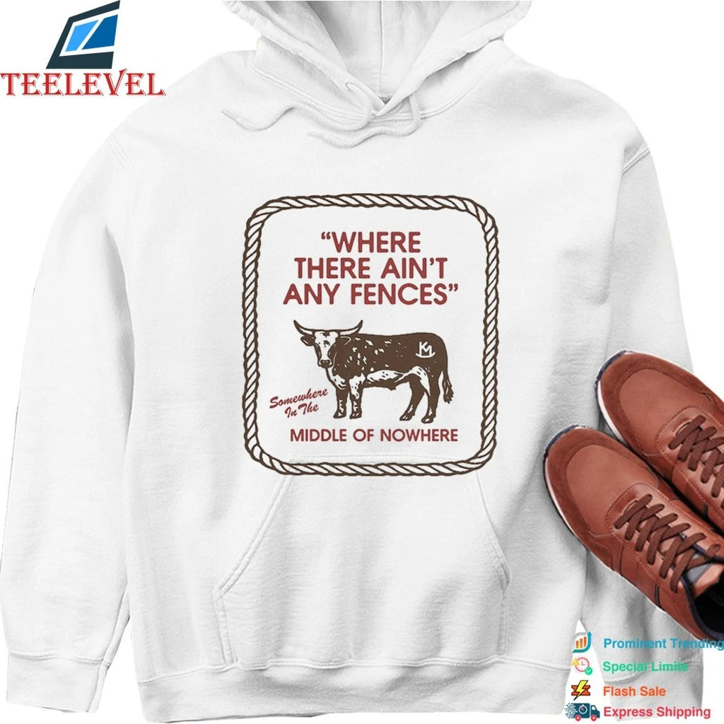 Kacey Musgraves Where There Ain’t Any Fences Middle Of Nowhere Cattle Shirts