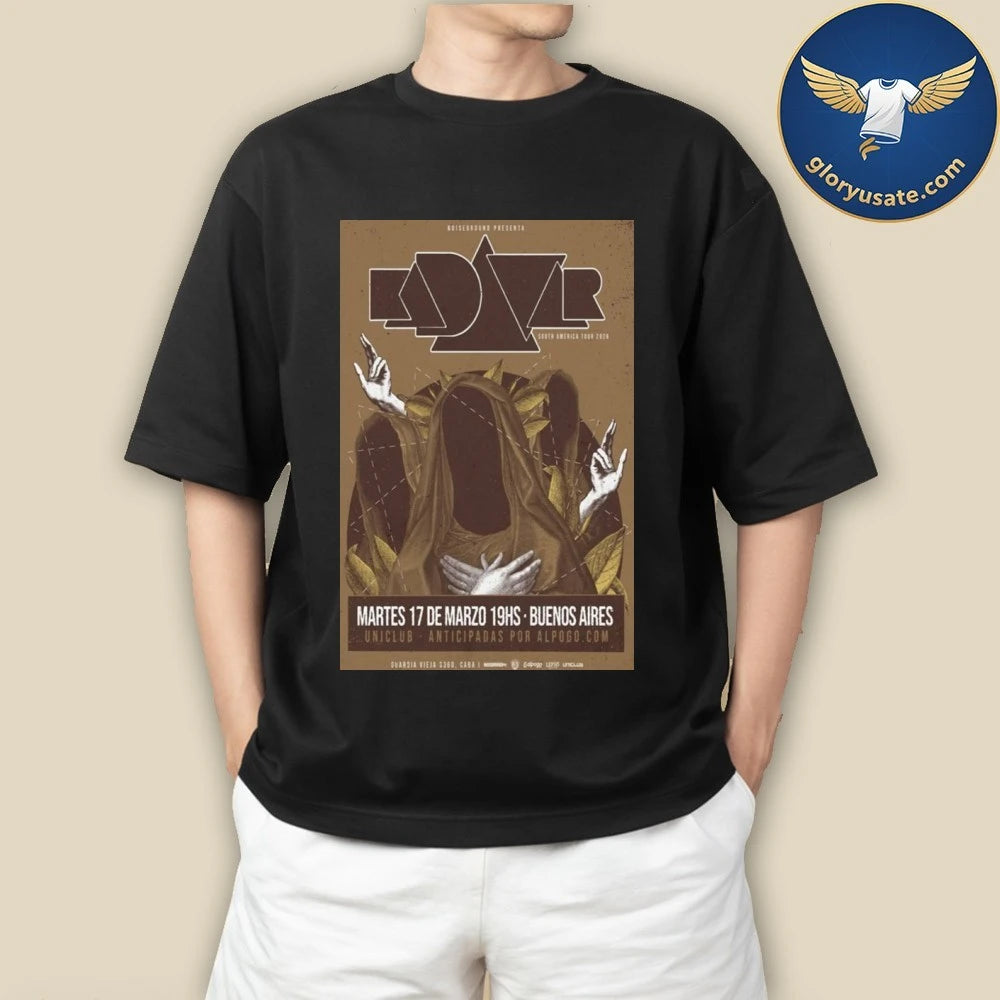 Kadavar Mexico-Latin America Tour 2026 Poster Shirt