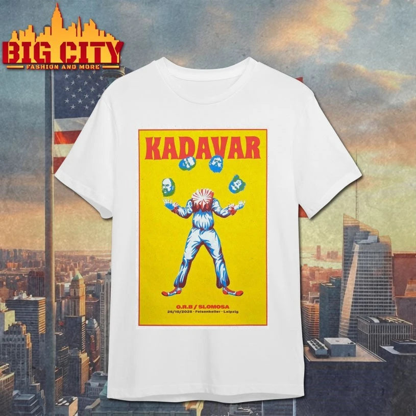 Kadavar Oct 25, 2025 Felsenkeller in Leipzig, Germany Poster shirt