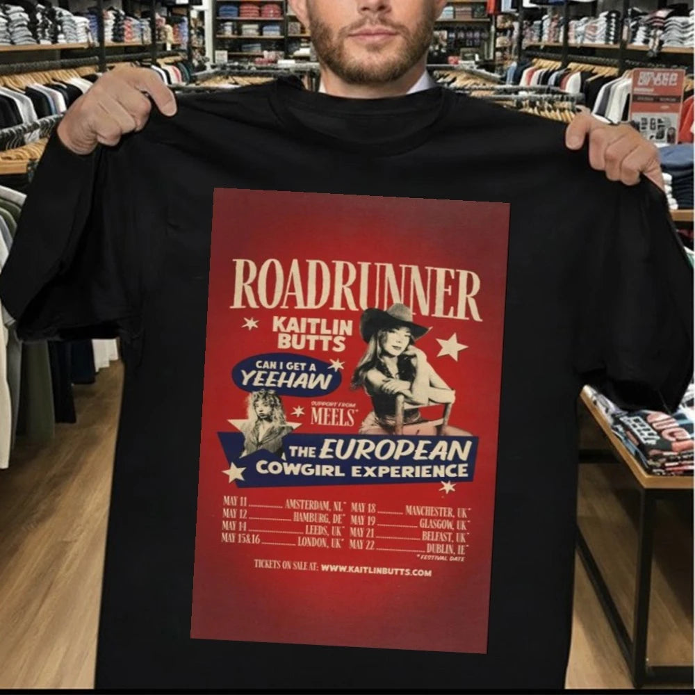 Kaitlin Butts The full European Cowgirl Experience Tour 2026 Poster Shirt