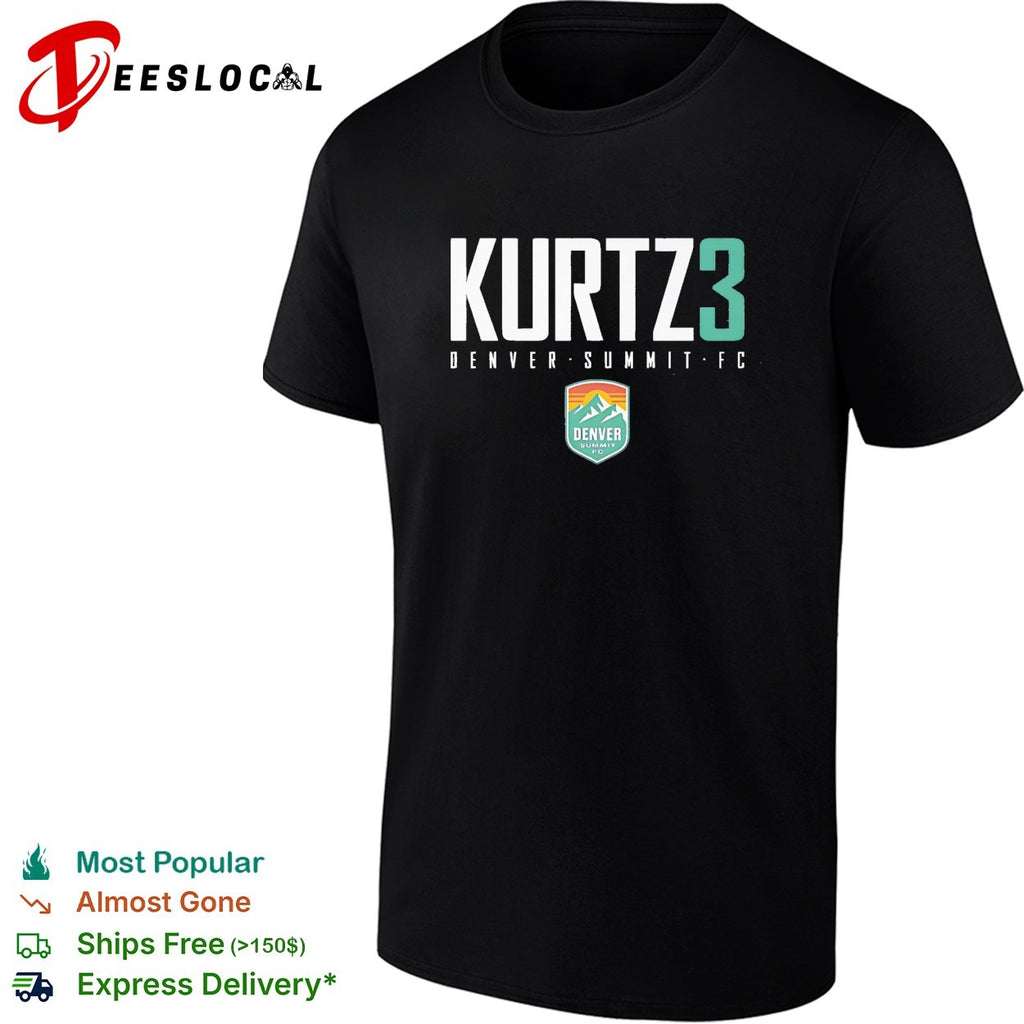 Kaleigh Kurtz 3 Denver Summit FC professional women’s soccer team shirt